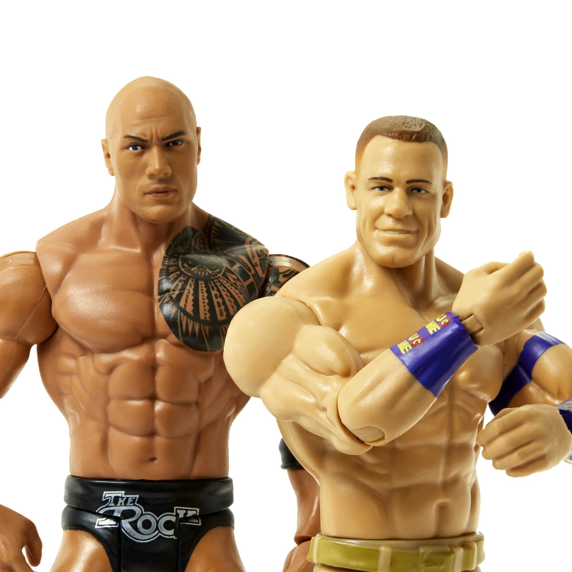 WWE The Rock vs John Cena Championship Showdown 2-Pack Action Figures
