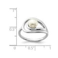 thumbnail image 2 of Bague en Argent Sterling avec Perle d'Eau Douce de Culture 6-7 mm, 2 of 4
