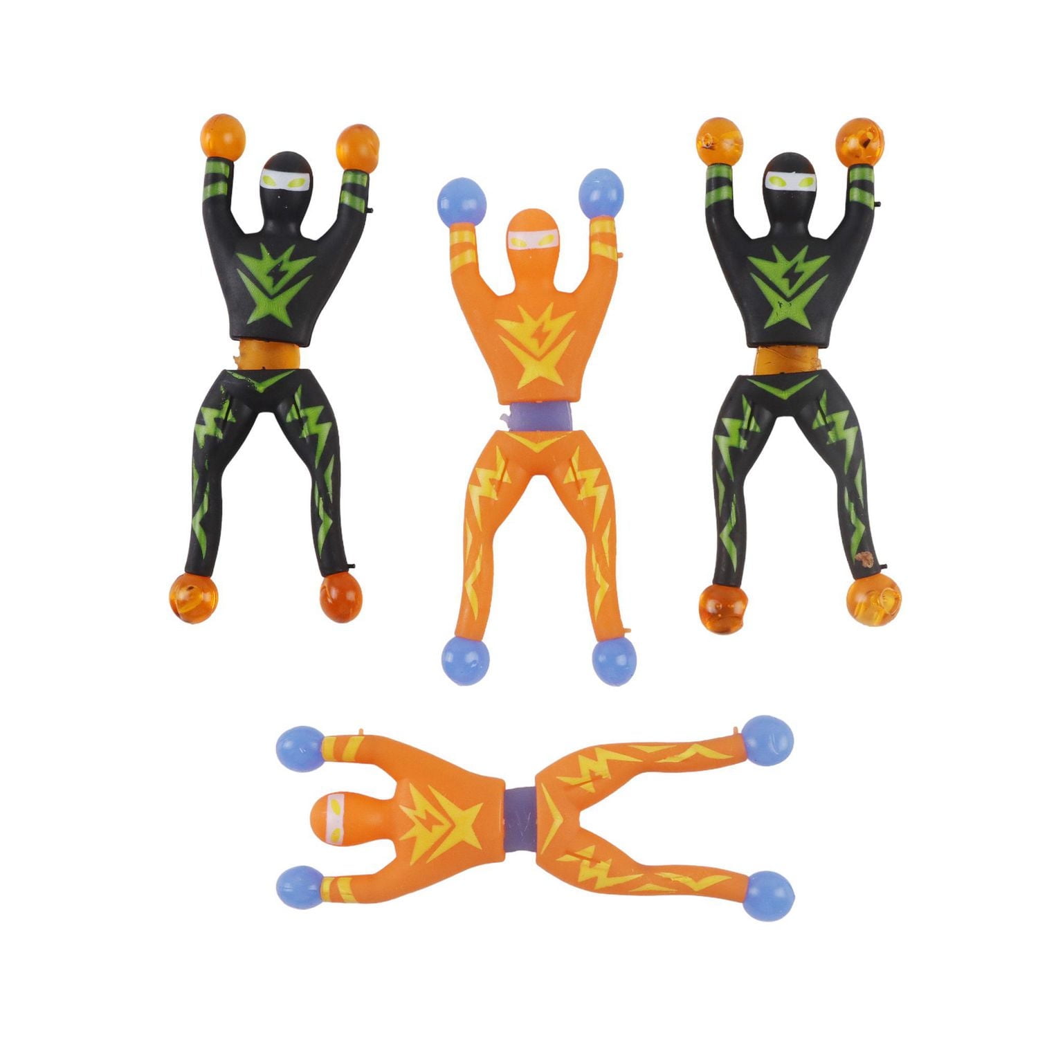 Way to Celebrate! 4ct Ninja Wall Crawlers, 4ct Ninja Wall Crawlers