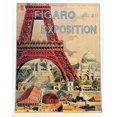 thumbnail image 2 of Vintage Apple Collection 20x24 White Modern Wood Framed Museum Art Print Titled - Figaro Expo, 2 of 4