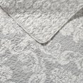 thumbnail image 4 of Laura Ashley Venetia Courtepointe Réversible en Coton, Twin, Gris, 4 of 8