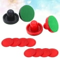 thumbnail image 5 of Air Hockey Pucks and Paddles Air Hockey Pushers Pucks Plastic 16Pcs Red, 5 of 6