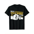 thumbnail image 2 of Casual Classic, Best Uncle Bubba Ever" Graphic T-Shirt - 100% Cotton, Black with Heartfelt Print, Round Neck, Sizes S-XXXL, Ideal for Casual Wear, Gift for Uncles|Casual Style|Machine Washable, 2 of 6