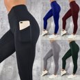 thumbnail image 5 of Pantalones de yoga para mujer Deporte elástico Fleece delgado Capris delgados Pantalones de secado r Abanopi Pantalones de yoga, 5 of 5