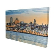 Begin Home Decor 2080-2030-CI255 20 x 30 in. Skyline of Quebec City-Print on Canvas