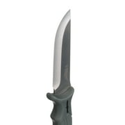 Camillus 9.5 Camp Knife, Titanium Bonded 4.75 Fixed Blade, Camping/Hunting, Gray Handle