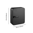thumbnail image 3 of Abbracc Key Storage Lock Box with Key Cabinet with Lock Easy Installation 48 Key Cards, 3 of 9