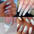 thumbnail image 2 of Juego de Lentejuelas Nail Art - 8 Polvos de Brillo - 12 Plata Ormromra CZMR-YX209, 2 of 8
