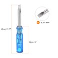 thumbnail image 2 of Unique Bargains 8Pcs SL3.0 Mini Slotted Screwdriver 3mm Magnetic Flat Head 45mm Length for Repairs, Blue, 2 of 6