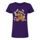 thumbnail image 3 of Playera Blusa de Oso Millonario con Dólares Dinero Ropa De Mujer Color Morado Talla Chica Marca Emil SaEs, 3 of 4