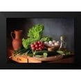 thumbnail image 2 of Skorokhod, Tatyana 24x17 Black Modern Framed Museum Art Print Titled - Still Life With Vegetables, 2 of 5