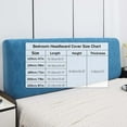 thumbnail image 7 of LKJYER Waterproof Headboard Covers Stretch Universal Bed Headboard Slipcover Full Queen King Solid Color Dustproof Bed Head Protector Cover with Elastic Bottom for Bedroom, 7 of 7