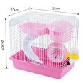 thumbnail image 2 of Hamster Cage Villa with Handle, Spacious Hollow Mesh Small Animal Habitat, 2 of 5