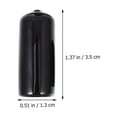 thumbnail image 4 of 10Pcs Rubber Billiard Cue Tips Pool Cue Protector Anti-slide Cue Head Covers (Black), 4 of 8