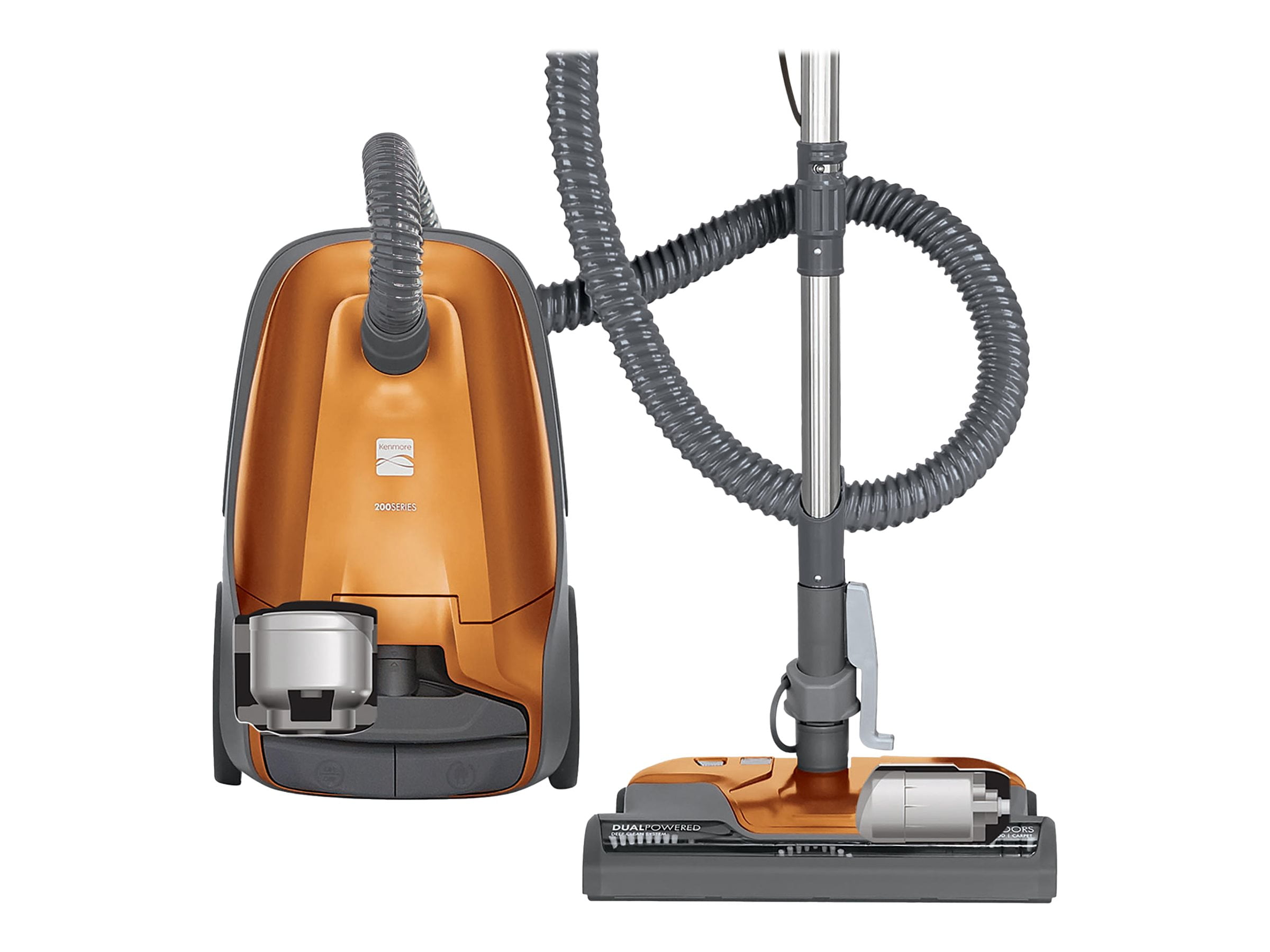 Canister vacuum cleaners