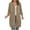 Z6-Khaki, variant on zaveiop Women Casual Zip up Polyester Hoodies, Long Hoodie Jackets Long Sleeve Sweater Dress with Side Pockets (Coffee, XL)