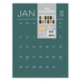thumbnail image 7 of 2020 Monthly Modern Color Design Mini Art Grid Calendar 9x12, 7 of 7