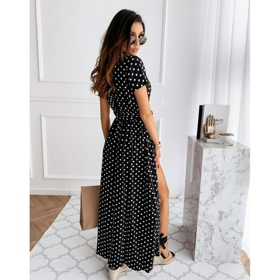 LEORX party dress for women Long Black 1Set