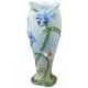 Véronèse Design AP20290AA Vase en Porcelaine Fleur et Papillon Iris – image 1 sur 1