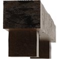 thumbnail image 4 of Ekena Millwork 8"H x 8"D x 72"W Rough Cedar Faux Wood Fireplace Mantel Kit w/ Alamo Corbels, Premium Aged, 4 of 12