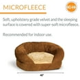 thumbnail image 3 of K&H Pet Products Ortho Bolster Sleeper Orthopedic Dog Bed Brown Large 40 Inches, 3 of 7