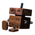 thumbnail image 1 of Ambientador de Madera para Coche con Forma de Robot, Difusor para Rejillas de Ventilación, Adorno de Regalo con Aceite Aromático para Aceites, 1 of 9