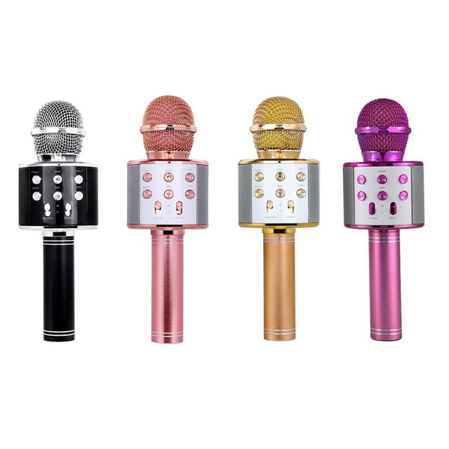 Microphones,Professional Bt Ktv Silver Professional Player Handheld Ktv Bt Player Bt Ktv Bt - Handheld Bt Player Handheld Ideal And Live Ktv Player Portable Versatile Suitable Professional And Ideal