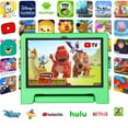 thumbnail image 5 of Tablet for Kids, 10.1 inch IPS HD Touchscreen Android 14 64 GB Storage, 8GB RAM, Octa Core Kids Tablet, Parental Controls, 12-hr Battery, Drop-Proof Case, WiFi, GPS - Green, 5 of 6