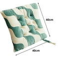 thumbnail image 6 of Mdesiwst Wave Pattern Square Cushion Pad Soft Fluffy Prevents Deformation Cushion for Autumn Winter Student Classroom Office Stools, 6 of 8