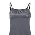 thumbnail image 7 of BONIXOOM Christmas Pajamas Womens Pajamas Sleepwear Drawstring Sleeveless Solid Sleepwear Sets Gray XXL, 7 of 7