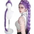 thumbnail image 5 of Demon Hunters Costume Rumi Wig Rumi Cosplay Wig Anime Zoey Mira Wigs Long Straight Hair Accessory for Women, 5 of 5