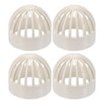 thumbnail image 1 of Uxcell 3 Inch (75mm) Fish Cover Permeable Cap, 4Pcs Aquarium Guard, White, 1 of 6