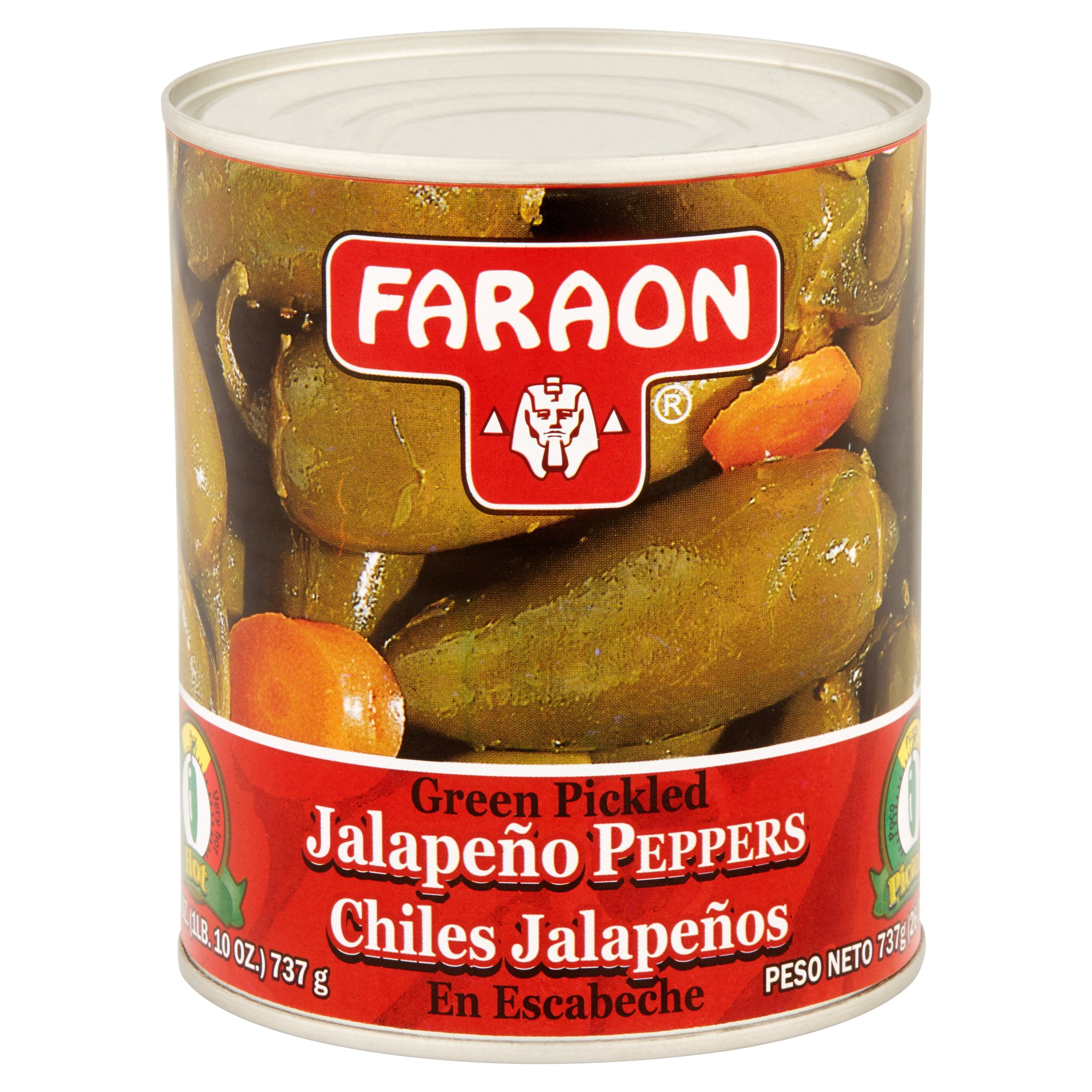 Faraon Green Pickled Jalapeo Peppers, 26 Oz - Walmart.com
