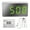 Green, variant on Mini Electronic Digital Alarm Clock Large Screen Car LED Mirror Travel Clock