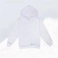 thumbnail image 5 of hengsof Girls Hoodie Sweatshirt Solid Color Fashion Casual Jacket Spring Fall Long Sleeve Pullover Sweatshirt, 5 of 5