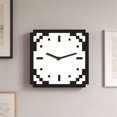 thumbnail image 2 of predolo Reloj de Pared Pixelado Diseño Creativo Reloj Cuadrado Estilo 8 Bits Preciso Decoración Del Hogar para Jugadores, Dormitorio, Oficina, 2 of 9