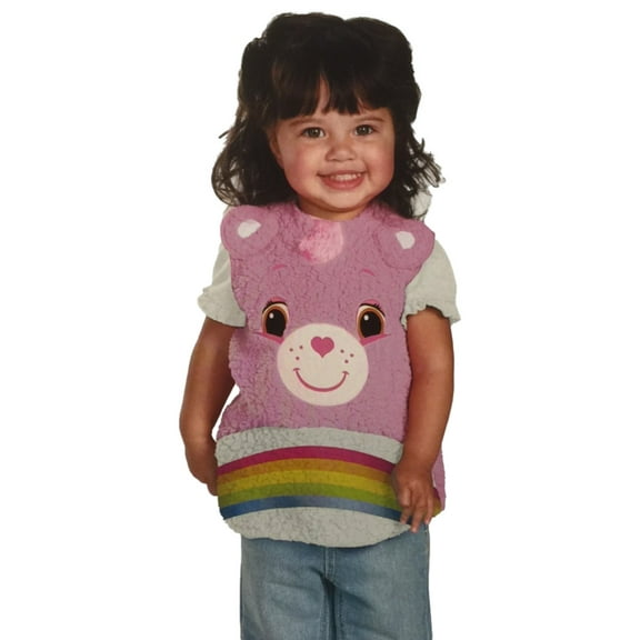 Care Bears Infant Girls Plush Pink Cheer Bear Costume 12-18 Months