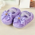 thumbnail image 2 of Zshosam Infant First Walking Shoes Baby Sock Shoes Toddler Walking Shoes Infant Non-Slip Slippers Soft Rubber Sole Sneakers for Baby Boys Girls Size 4,(Purple Infant 4), 2 of 9