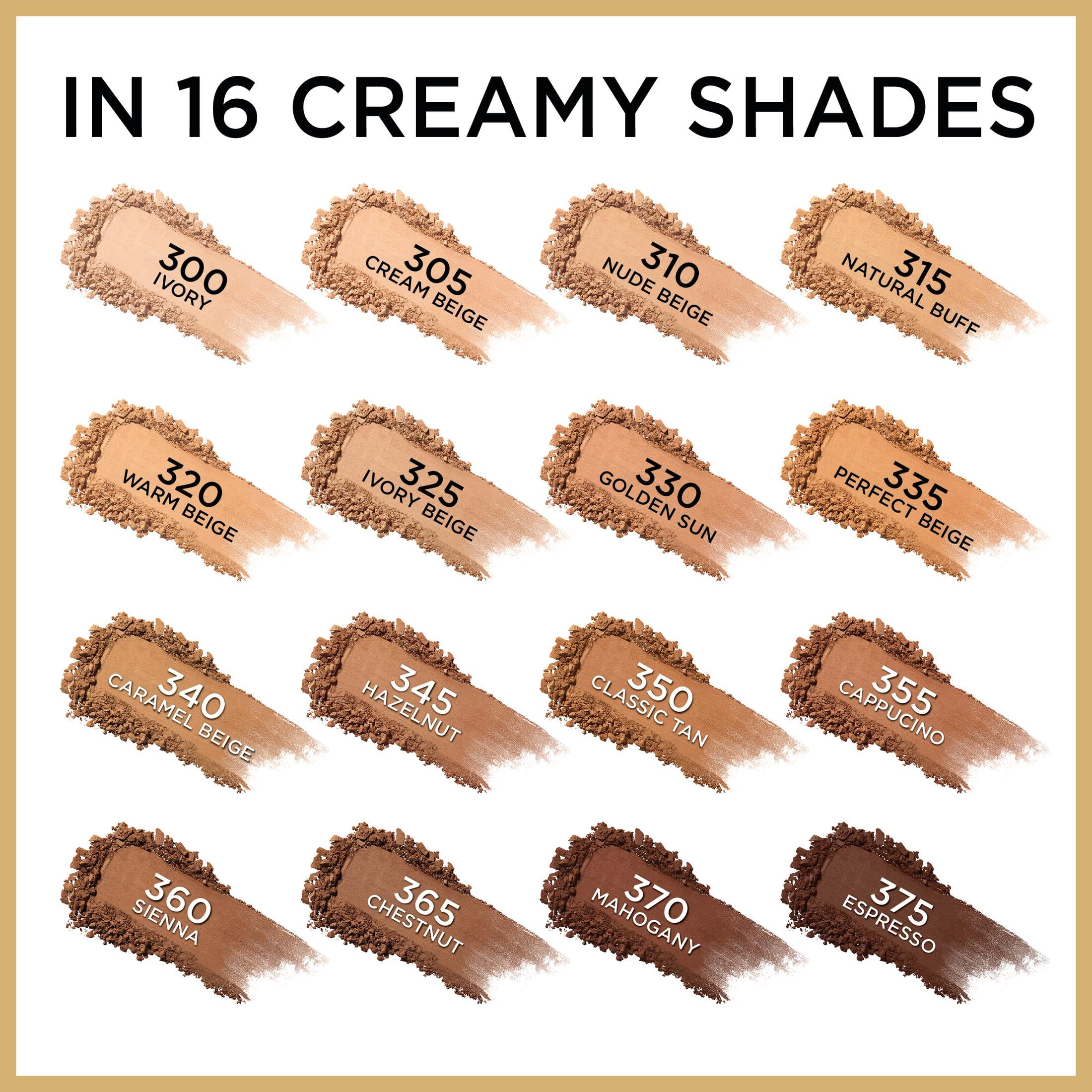 L'Oreal Paris Age Perfect Creamy Powder Foundation with Minerals, Natural Buff, 0.31 oz.