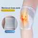 thumbnail image 4 of Methold rodillera protector de articulaciones profesional banda fija flexible ajustable correr montañismo fitness negro / pie izquierdo / l Cables de audio/vídeo Blanco/Pie derecho/XL, 4 of 6
