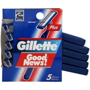 Gillette Good News Razors Plus- 5 Ct.