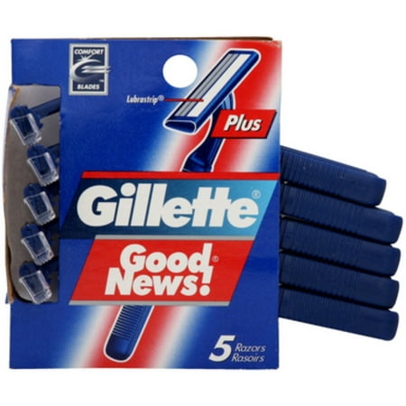 Gillette Good News Razors Plus- 5 Ct.