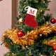 thumbnail image 5 of Medias navideñas tejidas Bolsa de regalo de dulces florales Calcetines de punto con alfabeto navideño M, 5 of 9