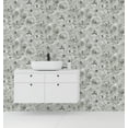 thumbnail image 4 of Arthouse Clarissa Grey Glitter Bloom Wallpaper, 4 of 7