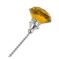 thumbnail image 5 of Uxcell Ceiling Fan Pull Chain Decorative Crystal Chain Extension Diamond Pendant Amber, 5 of 6