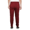 thumbnail image 2 of GALAXY Mens Burgundy Active Stretch Slim Fit Athletic Pants XL, 2 of 2