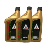 Honda Genuine OEM HP4 20W-50 Synthetic/Petrol Oil Blend 08C35-A25W0M - 3 Pack