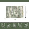 thumbnail image 2 of Washable Abstract 4x6 Area Rug - Soft Living Room Bedroom Rugs with Non Slip Rubber Backing Indoor Low Pile Stain Resistant Carpet for Kitchen Office Modern Home Decor Floor Mat for Bathroom 4x6 Green, 2 of 8