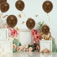 thumbnail image 5 of Unique Bargains 20Pcs Latex Party 10 Inch Helium Balloons Light Brown, 5 of 6