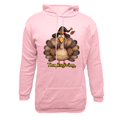 thumbnail image 4 of VBTAPA Mens Thanksgiving Hoodie Funny Turkey Print Hooded Sweatshirt Novelty Holiday Graphic Hoodies Long Sleeve Drawstring Pullover Sweatshirts with Kangaroo Pocket Pink XXL, 4 of 5